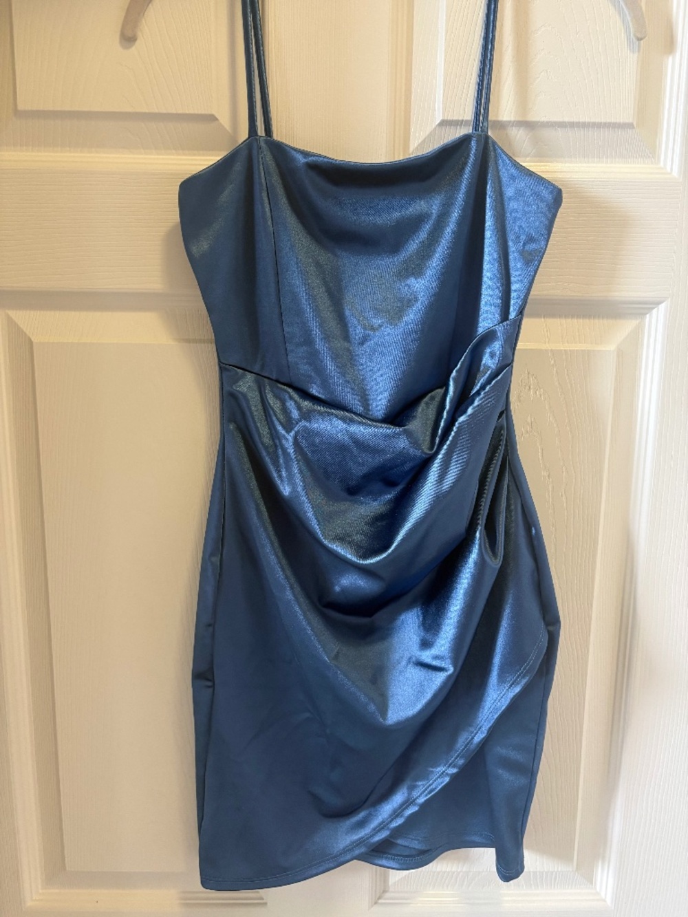 Blue cocktail dress